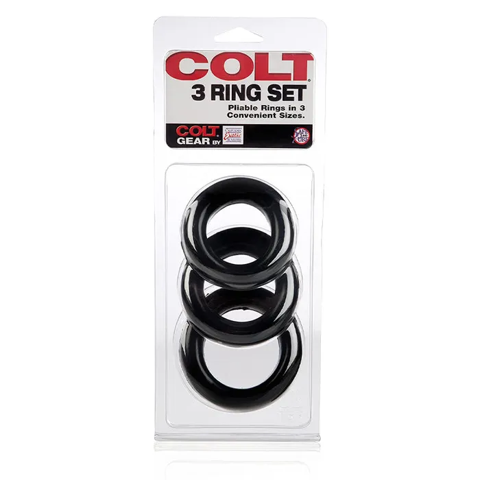 Colt 3 Ring Set California Exotic Male Sex Toys