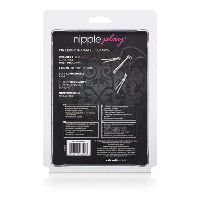Couples | Nipple Play Tweezer Intimate Clamps - California Exotic Couples | Nipple Play Tweezer Intimate Clamps - California Exotic