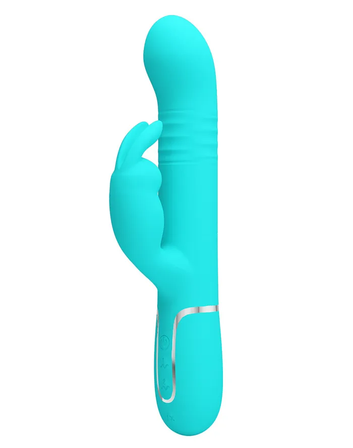Pretty Love Vibrators Pretty Love Coale Rabbit Vibrator Turquoise