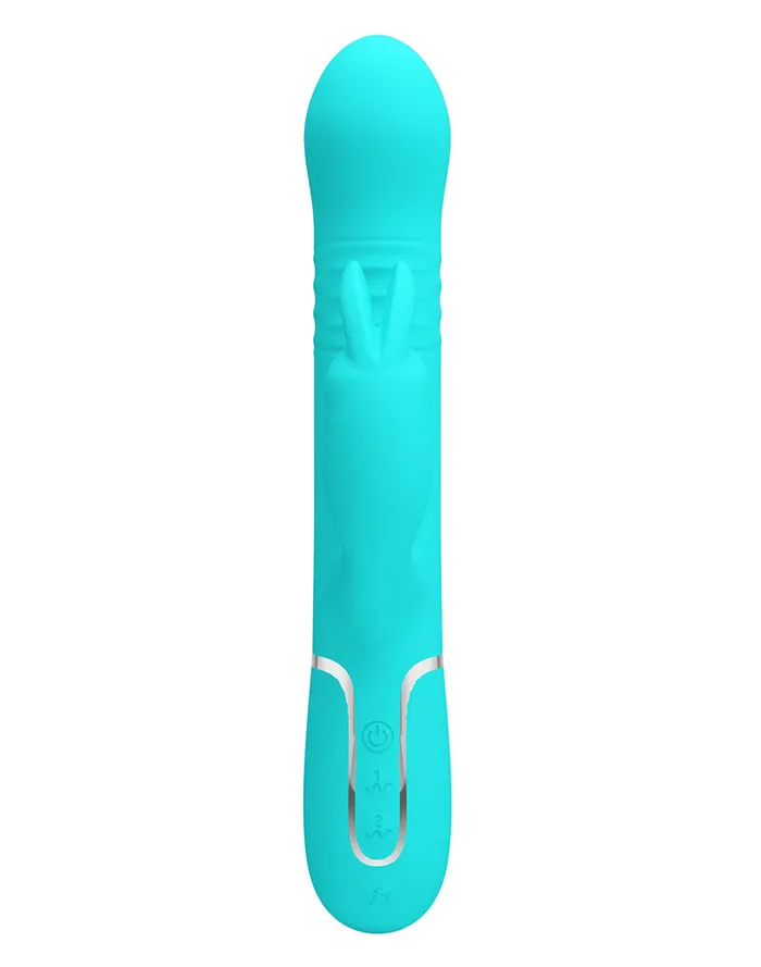 Pretty Love Vibrators | Pretty Love - Coale - Rabbit Vibrator - Turquoise