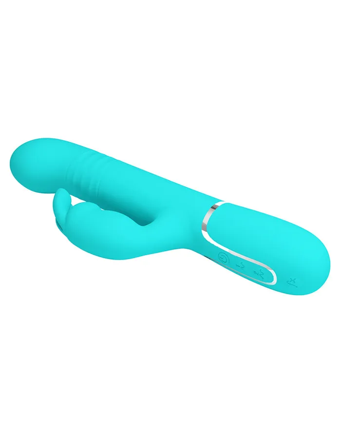 Pretty Love Vibrators | Pretty Love - Coale - Rabbit Vibrator - Turquoise
