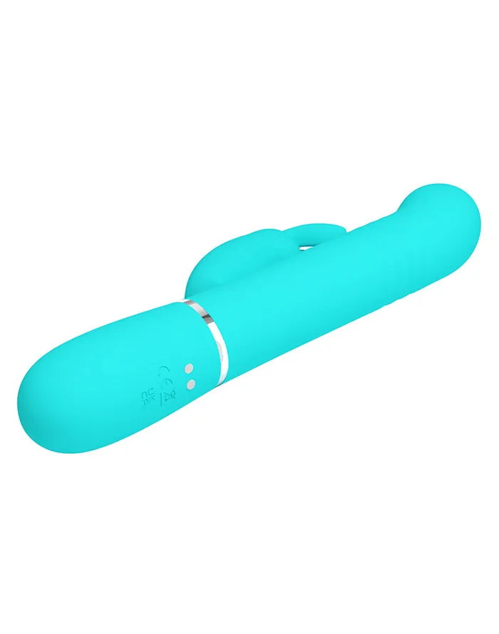 Pretty Love Vibrators | Pretty Love - Coale - Rabbit Vibrator - Turquoise