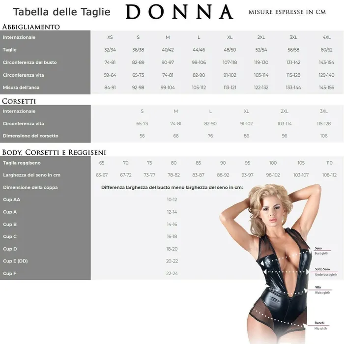 Vibrators | Guepiere nera con reggicalze, string e calze - S/M - Cottelli Collection Lingerie