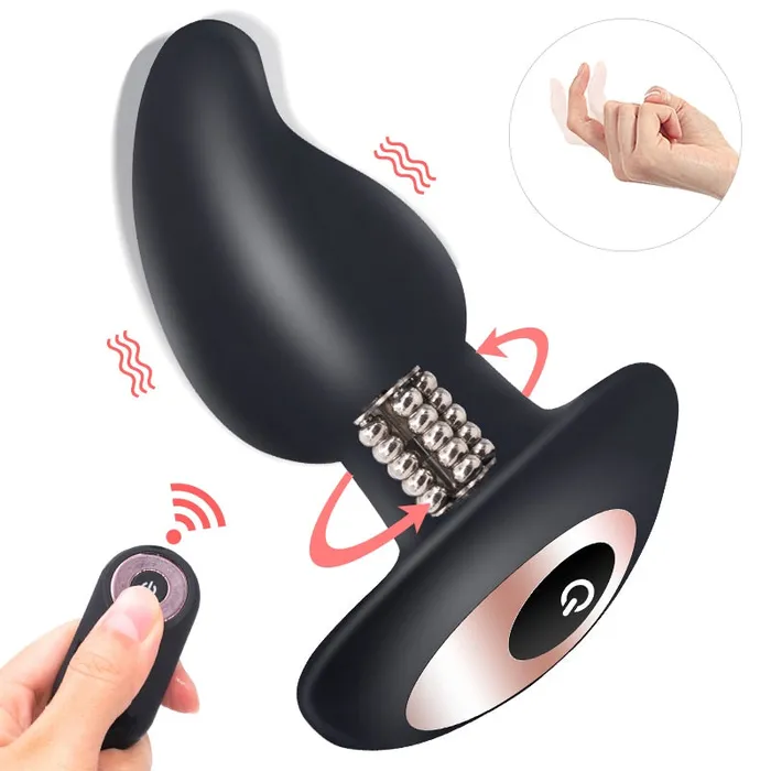 Anal Lusty Age Anus Vibrator Rotation Beads Prostate Massager