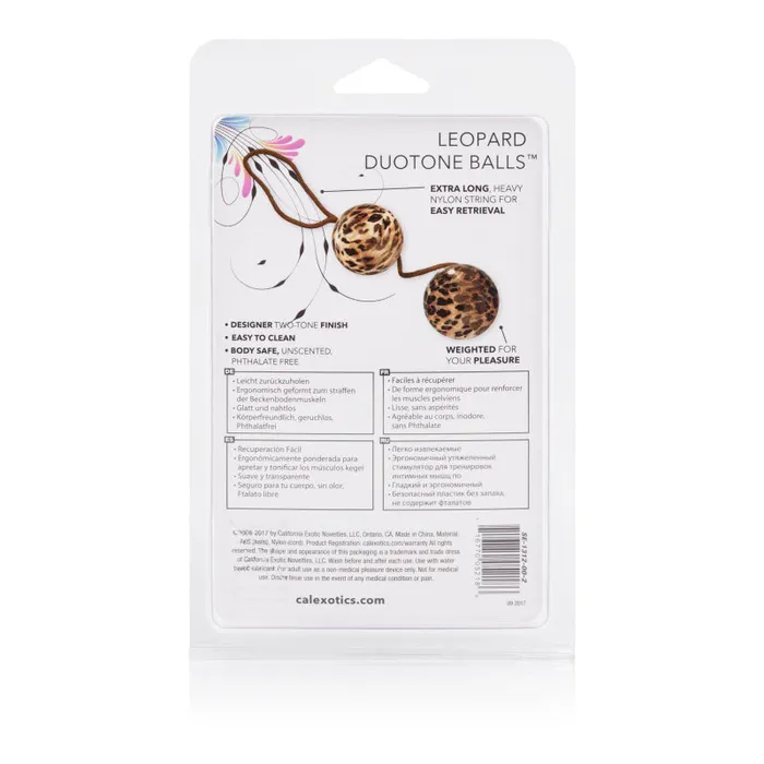 Dildos | The Leopard Duo Tone Balls - CalExotics Dildos | The Leopard Duo Tone Balls - CalExotics
