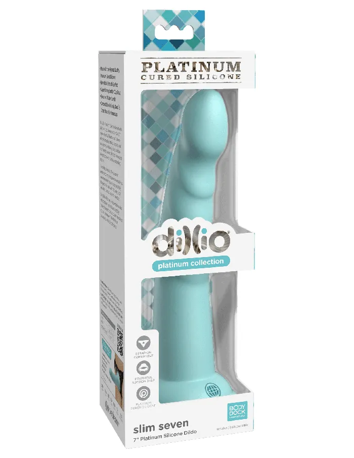 Dillio Platinum Slim Seven 7 Inch Dildo Pipedream Dildos