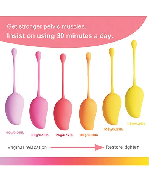 Female Sex Toys | Mango Tropical 6 Weighted Kegel Ball Exercise Set - Uc Global Trade INChoney Play B