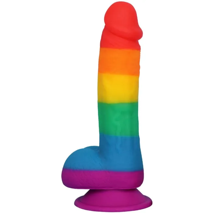 Lusty Age Rainbow Soft Big Realistic Silicone Dildo Dildos