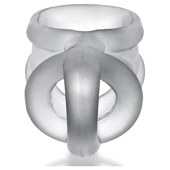 Male Sex Toys OxBalls Ballsling Ball Split Sling Clear Ice