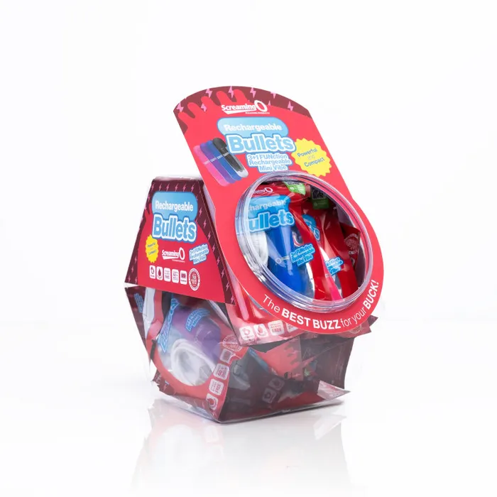 Screaming O Rechargeable Bullets in Candy Bowl Assorted Screaming O Female Sex Toys Screaming O Rechargeable Bullets in Candy Bowl Assorted Screaming O Female Sex Toys