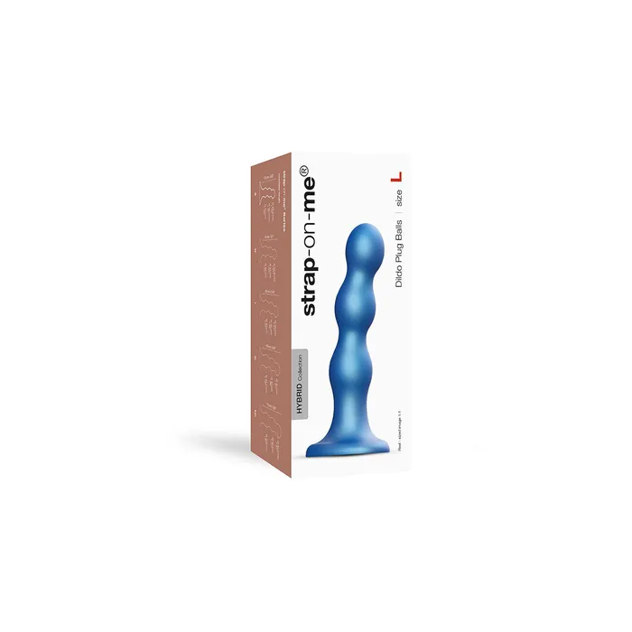 Strap-On-Me Female Sex Toys | Strap-On-Me Balls Plug Dildo Blue - Large
