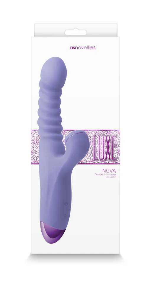 Vibrators | NS Novelties Luxe Nova - Thrusting Dual Stimulator (NS Novelties)