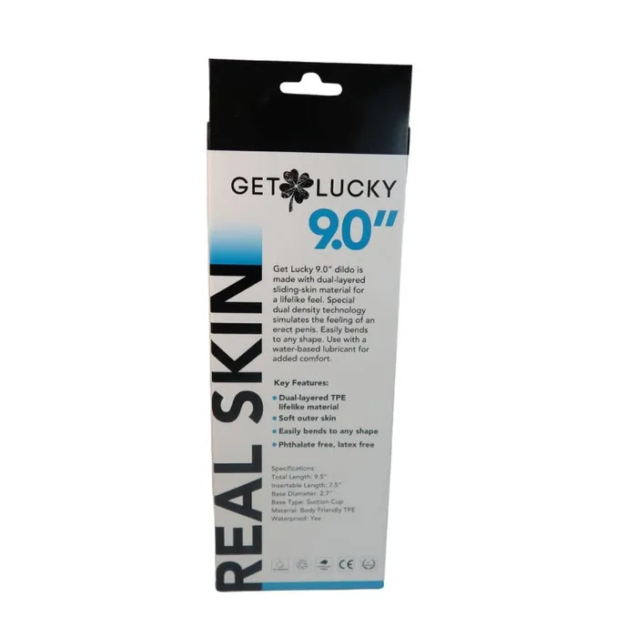 Voodoo Toys Get Lucky 9 Inch Real Skin Dong - Light Brown | Dildos Voodoo Toys Get Lucky 9 Inch Real Skin Dong - Light Brown | Dildos