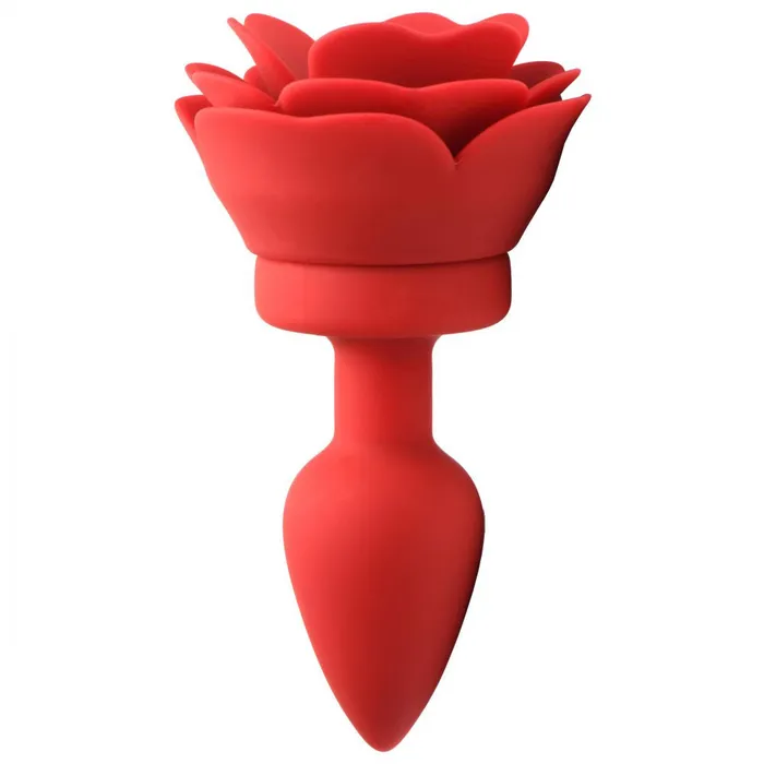 XR Brands Booty Sparks Male Sex Toys 28x Silicone Vibrating Rose Anal Plug With Remote Small XR Brands Booty Sparks Male Sex Toys 28x Silicone Vibrating Rose Anal Plug With Remote Small