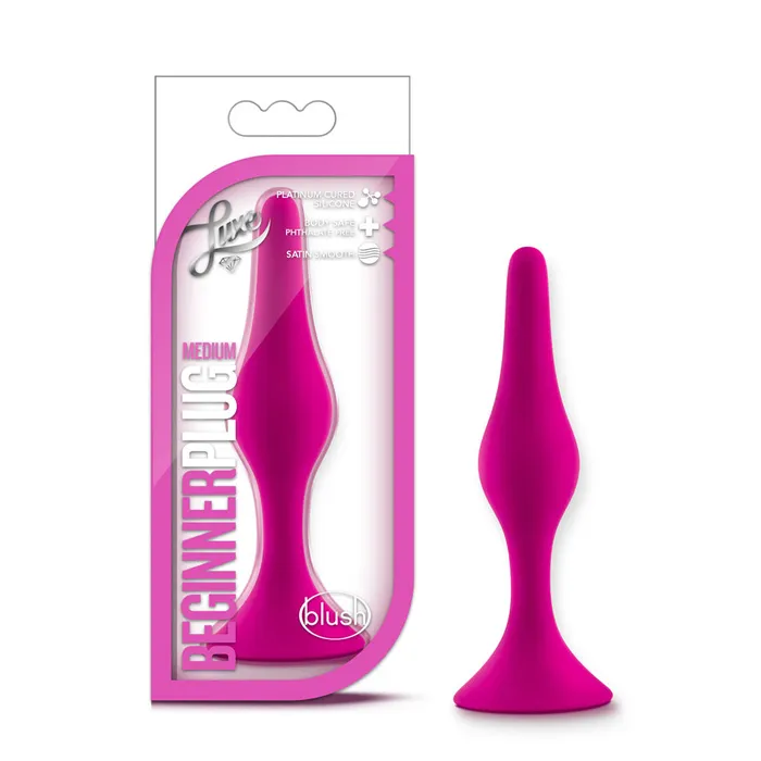 Anal Blush Novelties Luxe Beginner Plug Medium Pink