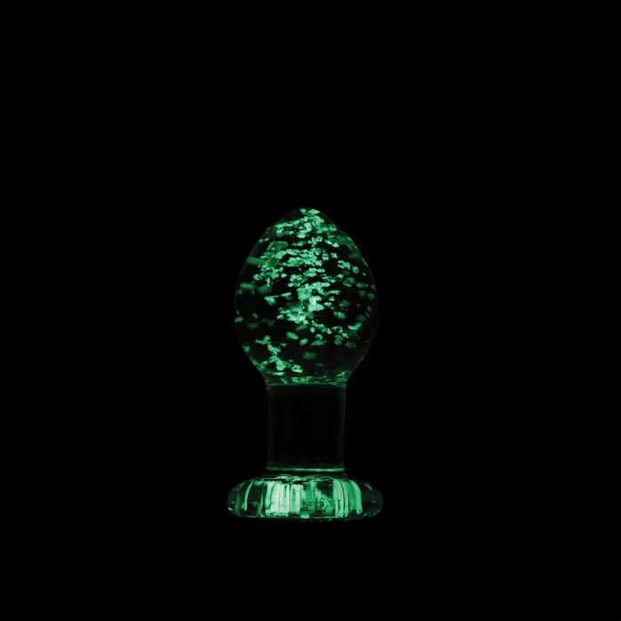 Anal nsnovelties Firefly Glass Plug Medium Clear