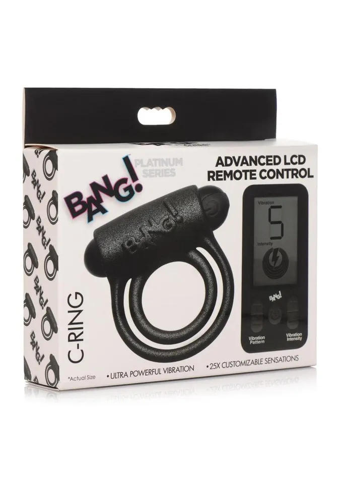 Bang 25x Silicone Cock Ring with Remote Control BANG Male Sex Toys