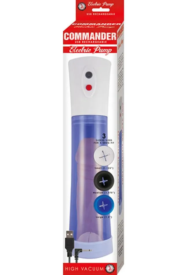 Commander Male Sex Toys Commander Electric Rechargeable Penis Pump Commander Male Sex Toys Commander Electric Rechargeable Penis Pump
