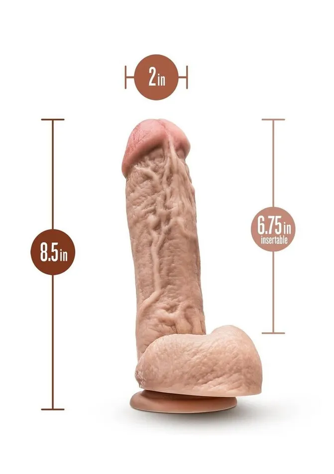 Dildos Dr Skin Mr D Dildo with Balls and Suction Cup Dr Skin