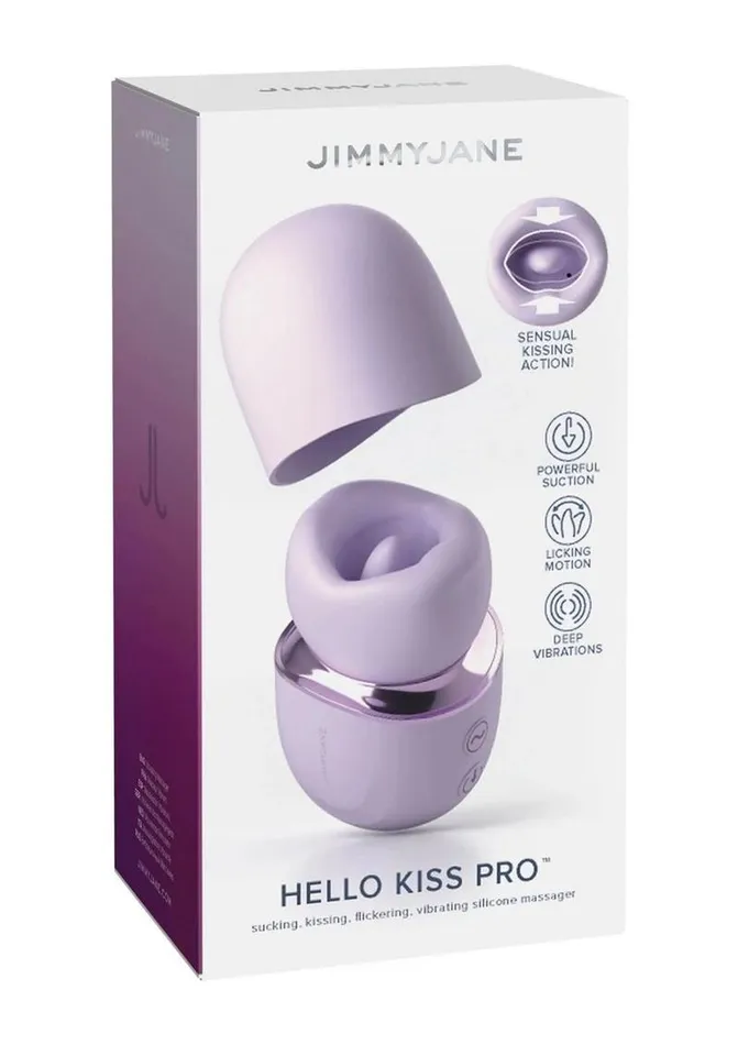 Female Sex Toys Jimmyjane Hello Kiss Pro Rechargeable Silicone Clitoral Stimulator Jimmyjane
