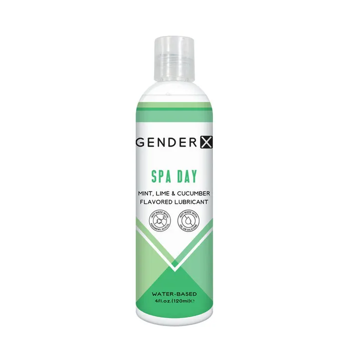 Gender X Anal Gender X SPA DAY Flavoured Lube 120 ml Mint Lime Cucumber Flavoured Water Based Lubricant 120 ml Bottle Gender X Anal Gender X SPA DAY Flavoured Lube 120 ml Mint Lime Cucumber Flavoured Water Based Lubricant 120 ml Bottle