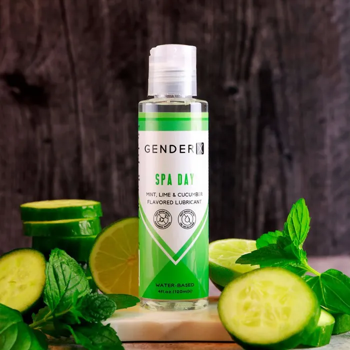 Gender X Anal Gender X SPA DAY Flavoured Lube 120 ml Mint Lime Cucumber Flavoured Water Based Lubricant 120 ml Bottle Gender X Anal Gender X SPA DAY Flavoured Lube 120 ml Mint Lime Cucumber Flavoured Water Based Lubricant 120 ml Bottle