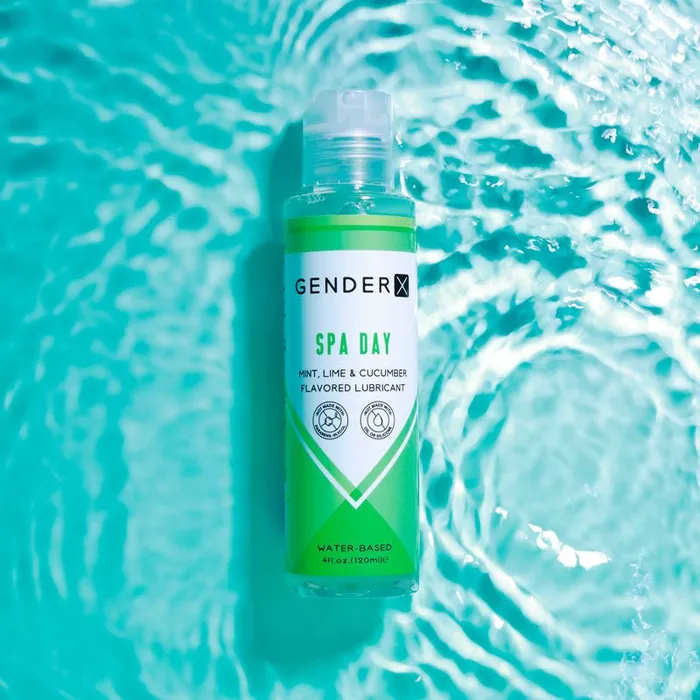 Gender X Anal Gender X SPA DAY Flavoured Lube 120 ml Mint Lime Cucumber Flavoured Water Based Lubricant 120 ml Bottle Gender X Anal Gender X SPA DAY Flavoured Lube 120 ml Mint Lime Cucumber Flavoured Water Based Lubricant 120 ml Bottle