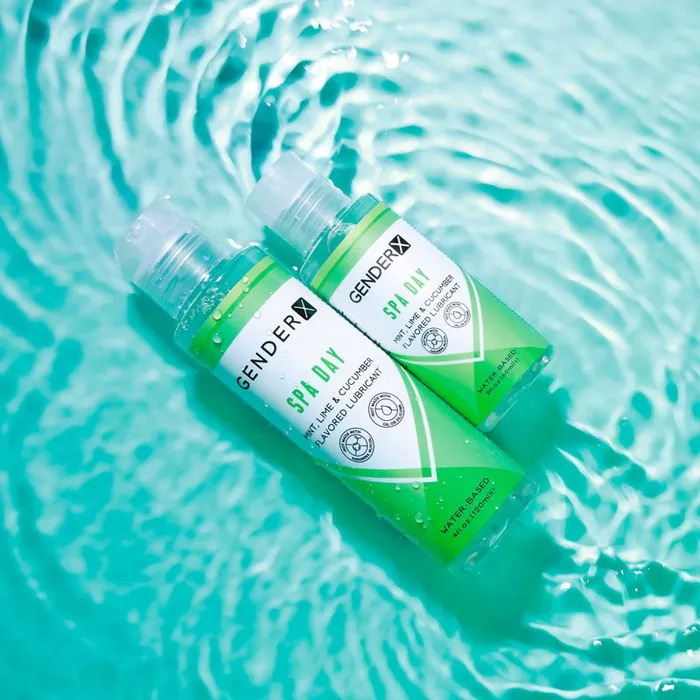 Gender X Anal Gender X SPA DAY Flavoured Lube 120 ml Mint Lime Cucumber Flavoured Water Based Lubricant 120 ml Bottle Gender X Anal Gender X SPA DAY Flavoured Lube 120 ml Mint Lime Cucumber Flavoured Water Based Lubricant 120 ml Bottle