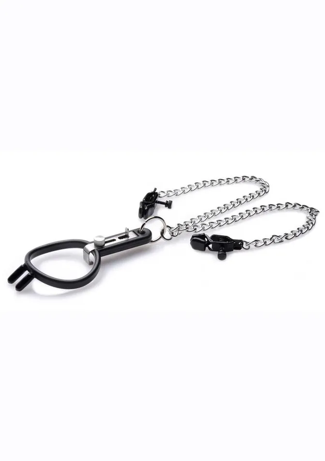 Male Sex Toys Master Series Degraded Mouth Spreader with Nipple Clamps Master Series Male Sex Toys Master Series Degraded Mouth Spreader with Nipple Clamps Master Series