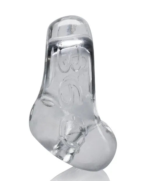 Oxballs 360 Cock Ring Ballsling Clear Blue Ox Designs LLCDba Oxballs Male Sex Toys