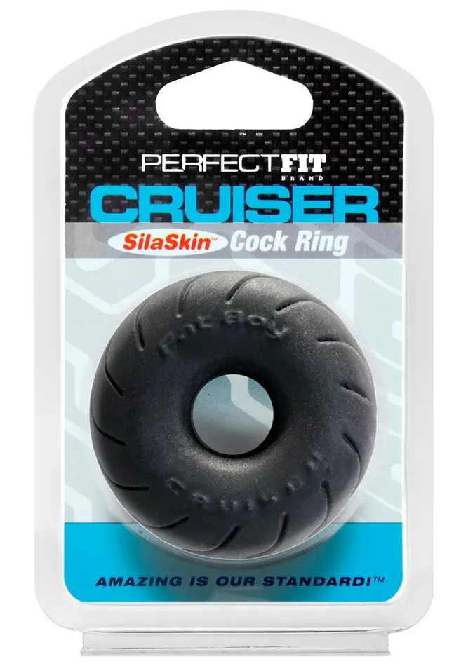 Perfect Fit Anal Perfect Fit SilaSkin Cruiser Ring Black
