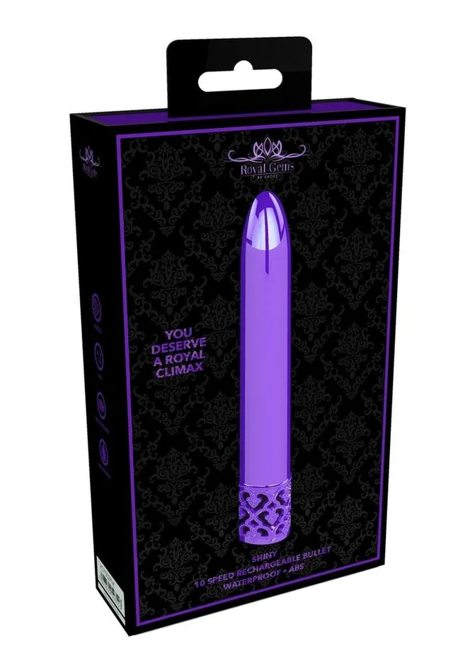 Royal Gems Royal Gems Shiny Rechargeable Bullet Female Sex Toys