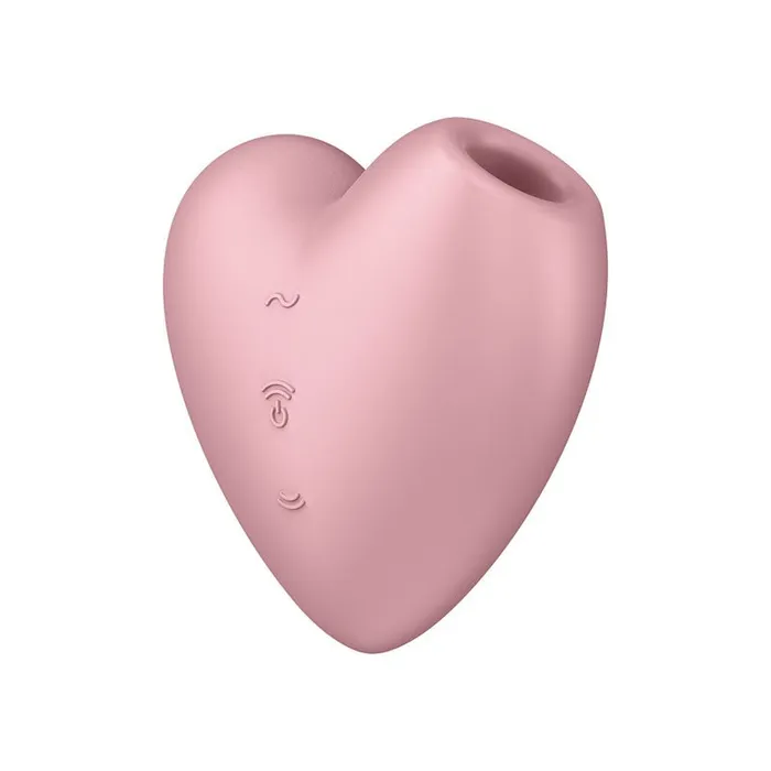 Satisfyer Cutie Heart Light Red Light Red USB Rechargeable Air Pulsation Stimulator with Vibration Satisfyer Vibrators Satisfyer Cutie Heart Light Red Light Red USB Rechargeable Air Pulsation Stimulator with Vibration Satisfyer Vibrators