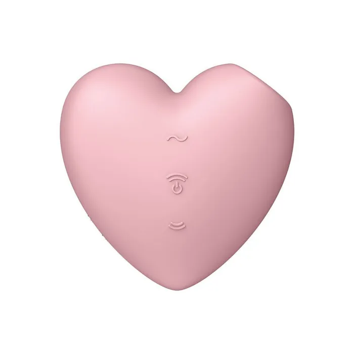 Satisfyer Cutie Heart Light Red Light Red USB Rechargeable Air Pulsation Stimulator with Vibration Satisfyer Vibrators Satisfyer Cutie Heart Light Red Light Red USB Rechargeable Air Pulsation Stimulator with Vibration Satisfyer Vibrators