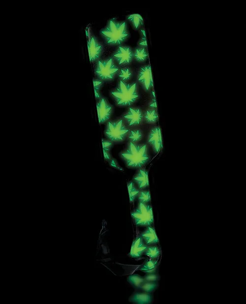 Stoner Vibes Glow in the Dark Paddle Green Global Novelties LLC Female Sex Toys