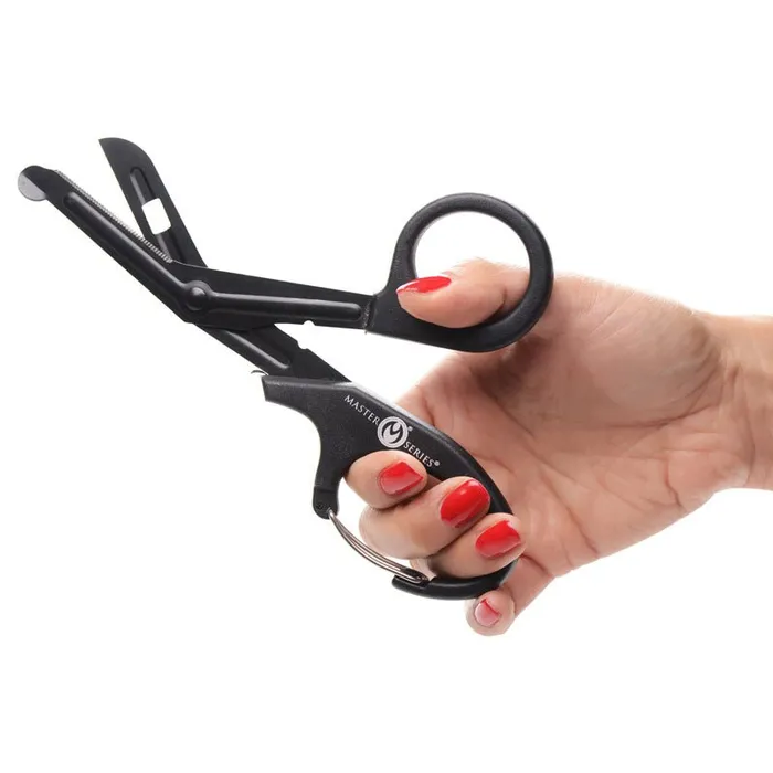 XR Brands Couples Master Series Snip Heavy Duty Bondage Scissors XR Brands Couples Master Series Snip Heavy Duty Bondage Scissors