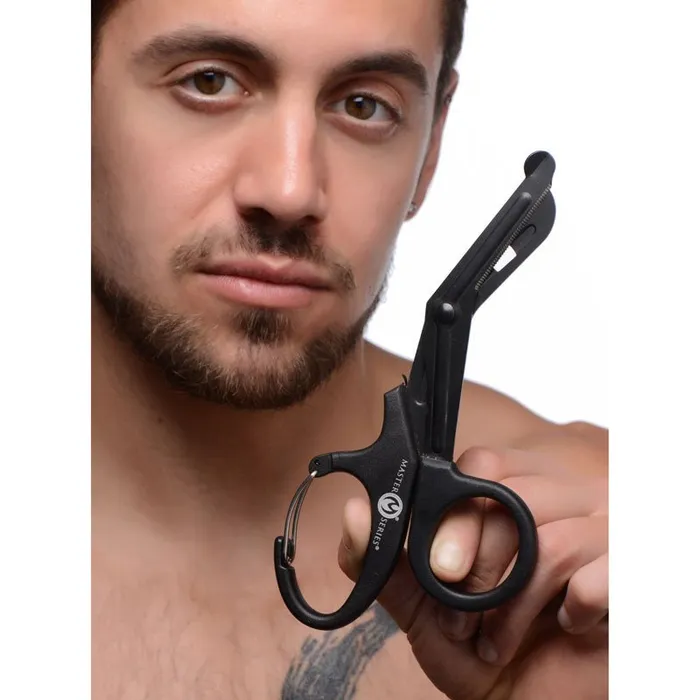 XR Brands Couples Master Series Snip Heavy Duty Bondage Scissors XR Brands Couples Master Series Snip Heavy Duty Bondage Scissors