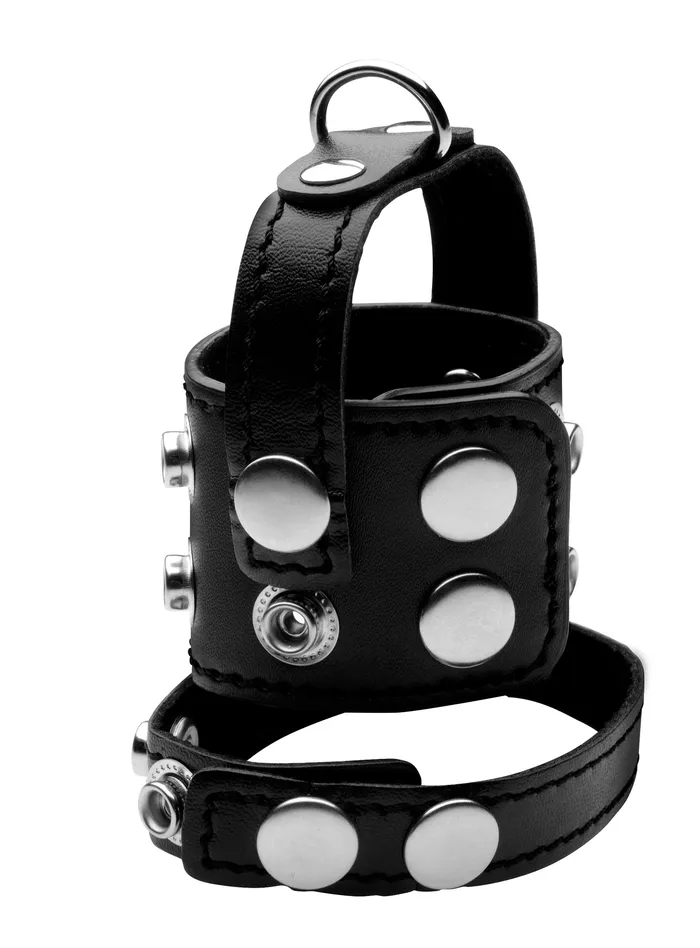 Cock Strap Ball Stretcher XR Brands Strict Male Sex Toys