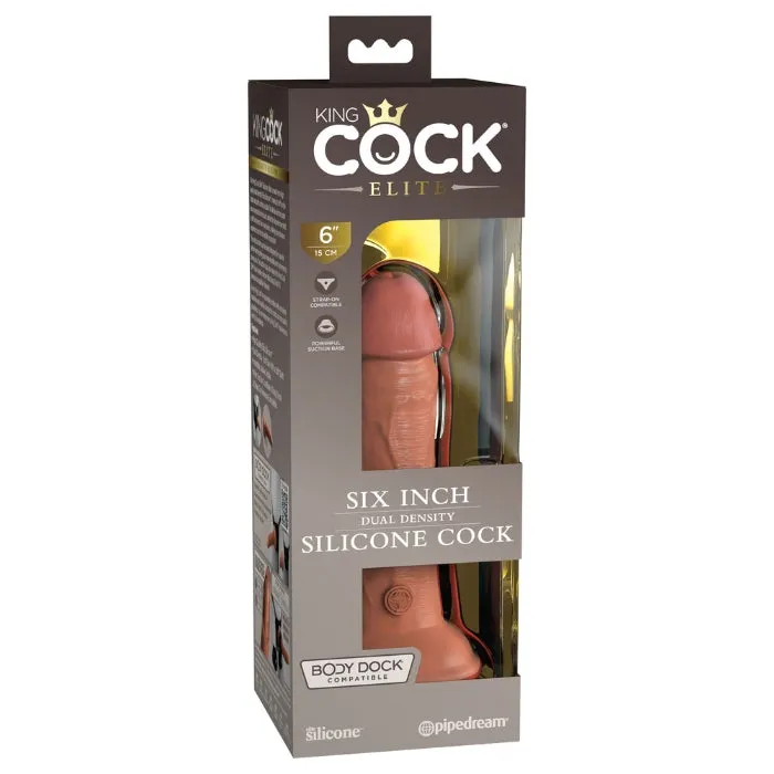 Dildos HON King cock Elite 6inch Dildo Light