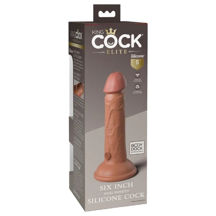Dildos HON King cock Elite 6inch Dildo Light