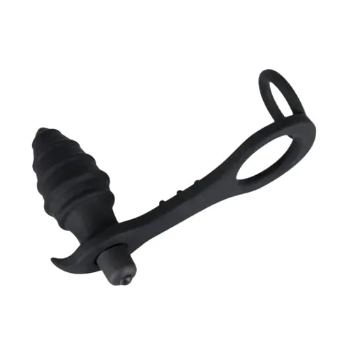 OEM Male Sex Toys Vibrating Twister Plug and Cock Ring