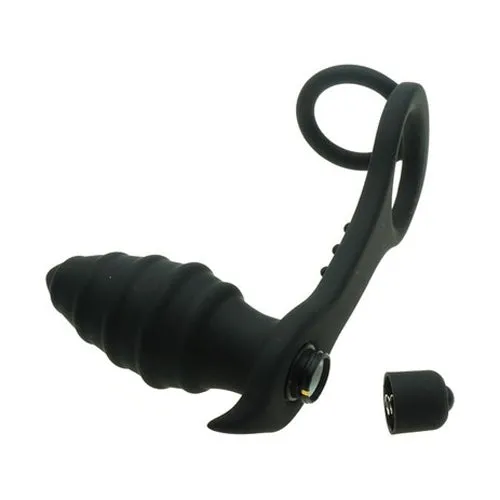 OEM Male Sex Toys Vibrating Twister Plug and Cock Ring