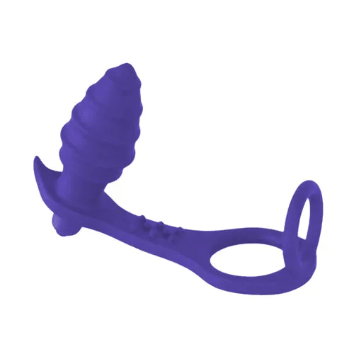 OEM Male Sex Toys Vibrating Twister Plug and Cock Ring