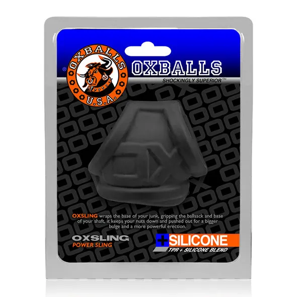 Oxballs Oxsling Silicone Power Sling Black Ice Oxballs Anal Oxballs Oxsling Silicone Power Sling Black Ice Oxballs Anal