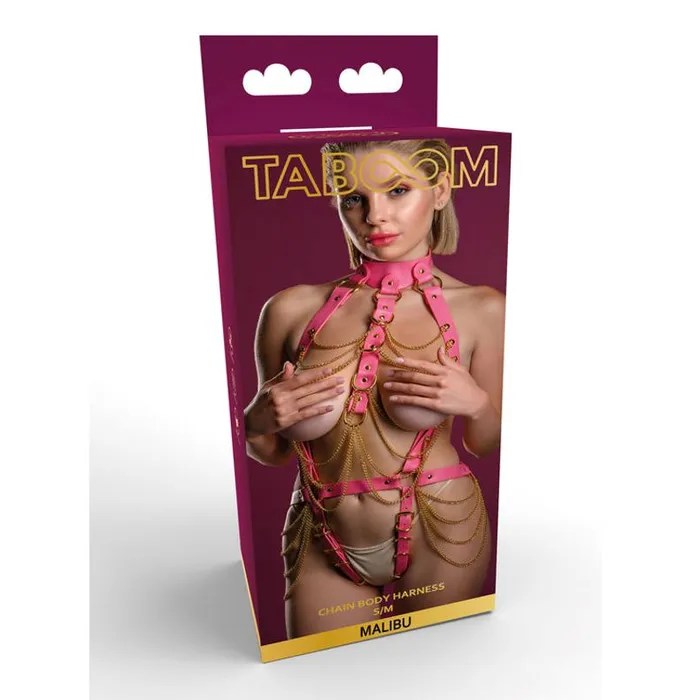 Taboom Female Sex Toys Taboom Malibu Bondage Chain Body Harness Small To Medium Taboom Female Sex Toys Taboom Malibu Bondage Chain Body Harness Small To Medium