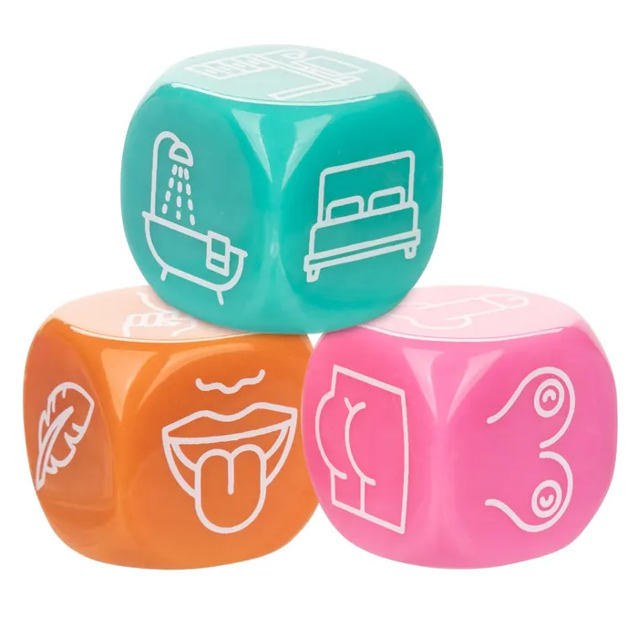 Couples CalExotics Naughty Bits Roll With It Icon Based Sex Dice Game