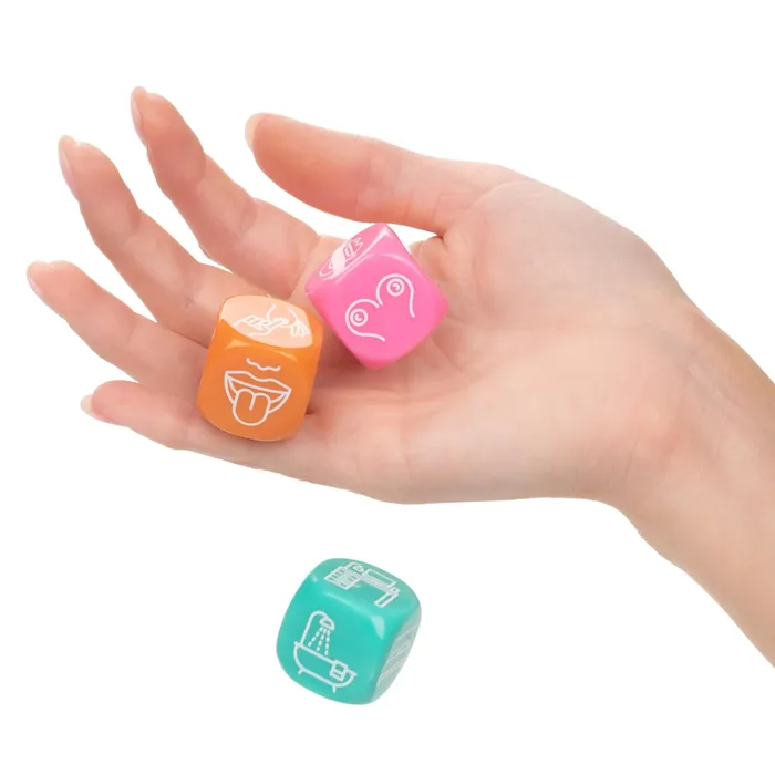 Couples CalExotics Naughty Bits Roll With It Icon Based Sex Dice Game Couples CalExotics Naughty Bits Roll With It Icon Based Sex Dice Game