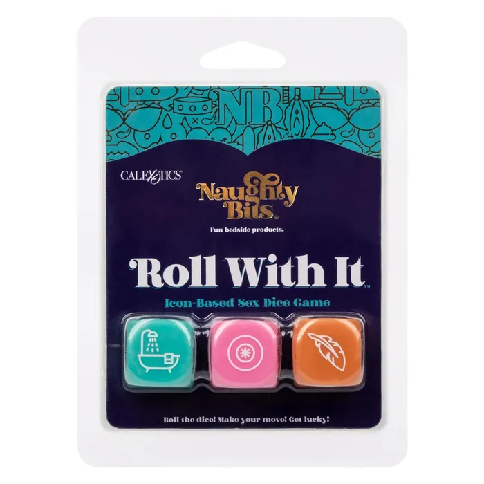 Couples CalExotics Naughty Bits Roll With It Icon Based Sex Dice Game Couples CalExotics Naughty Bits Roll With It Icon Based Sex Dice Game