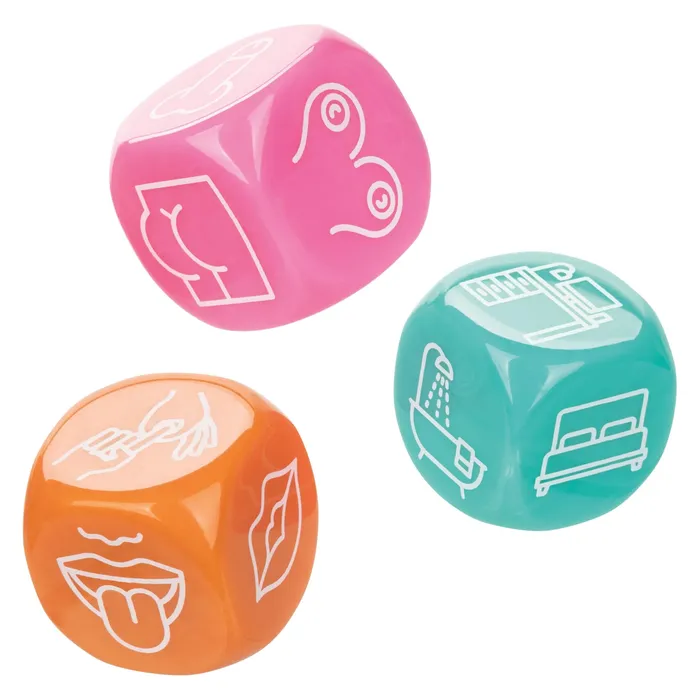 Couples CalExotics Naughty Bits Roll With It Icon Based Sex Dice Game Couples CalExotics Naughty Bits Roll With It Icon Based Sex Dice Game