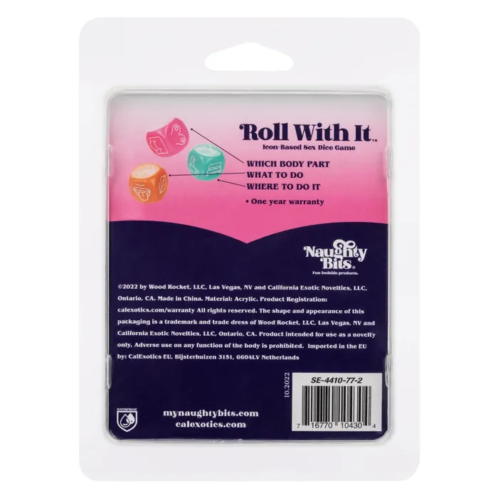 Couples CalExotics Naughty Bits Roll With It Icon Based Sex Dice Game Couples CalExotics Naughty Bits Roll With It Icon Based Sex Dice Game